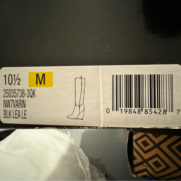 Nine West | Calf Length | Black Wedge Boot | Sz 10.5 - Picture 3 of 6